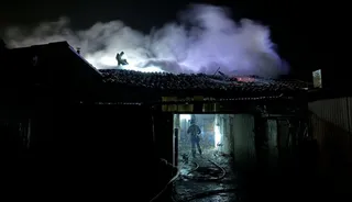 Imagen del incendio en Zamora en la localidad de El Perdigón