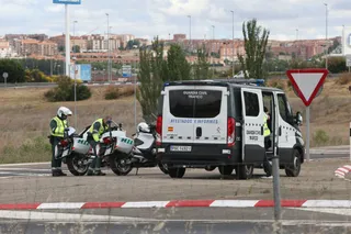Herido un ciclista en la rotonda del Leclerc