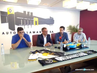 Gorka Extebarría en su presentación con Unionistas