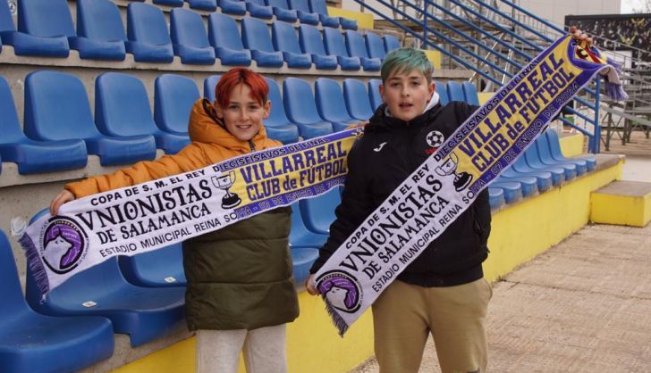 Ambiente en la prórroga del partido Unionistas - Villarreal