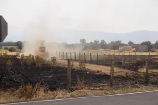 Incendio de Monsagro, imágenes del sábado, 16 de julio (1)