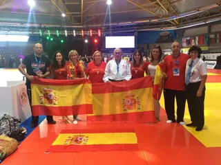 Vicente Zarza, subcampeón mundial de judo de veteranos