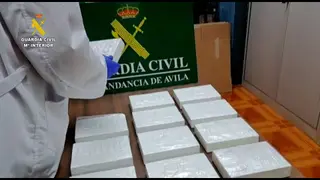 La Guardia Civil incauta 12 kilos de cocaína de los que alguno poseía el sello de autenticidad del Cartel de Jalisco de Nuevo México. GUARDIA CIVIL