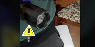 Linterna intervenida por la Guardia Civil