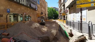 Obras, cortes de tráfico