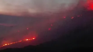 Incendio en San Martín de Trevejo