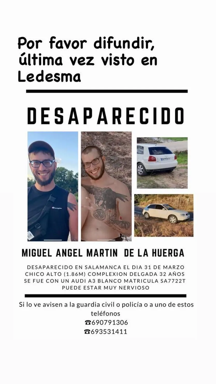 Desaparecido en Ledesma Miguel Ángel Martín