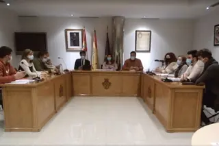 Un momento del pleno en el Ayuntamiento de Peñaranda de Bracamonte