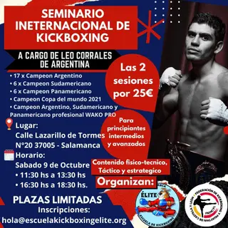 Cartel promocional del evento.