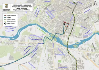 La última etapa de la Vuelta Ciclista a Salamanca provocará cortes de tráfico este domingo en Salamanca