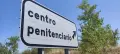 Señal que indica la entrada a la Prisión de Topas | Imagen de archivo