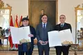 Rafael Courtoisie y José Pulido, nombrados huéspedes distinguidos de Salamanca