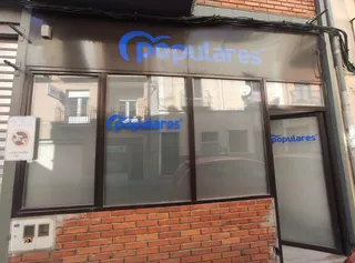 Sede del PP en Peñaranda