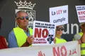 Protesta de los vecinos de Villamayor por las plantas de biogás