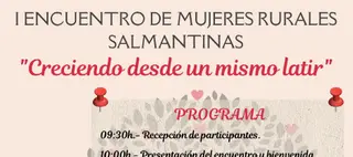 Primer encuentro de mujeres rurales salmantinas "creciendo desde un mismo latir"