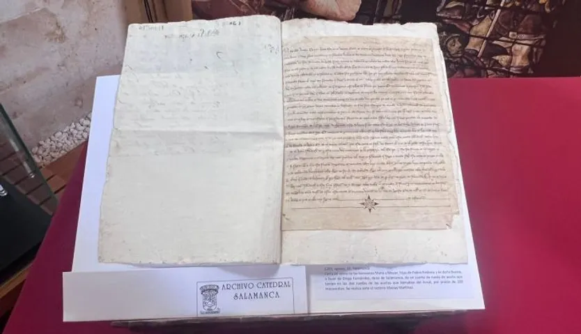 Documento medieval de la Catedral de Salamanca