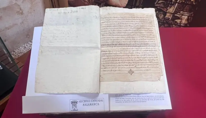 Documento medieval de la Catedral de Salamanca