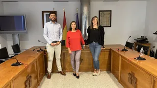 Francisco Díaz, Carmen Ávila y Fátima Manzano en la presentación de este programa