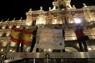 Concentración en apoyo a Guardia Civil y Policía Nacional