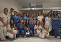 Personal de la UCI en uno de los turnos diurnos en el hospital de Salamanca