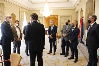 Javier Iglesias, Carlos Carbayo, Ricardo Rivero, Carlos Martín Tobalina, se reúnen para impulsar el desarrollo económico de Salamanca y su zona de influencia