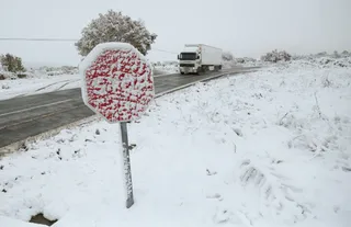 Nieve en la provincia de Salamanca. FOTO DE ARCHIVO ICAL