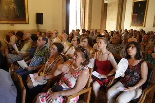 Homenaje a Federico Panchón y Gregorio Hinojo.