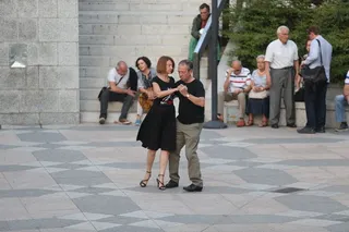 Exhibición de tango