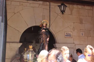 Procesión en honor a San Roque en Valdelosa