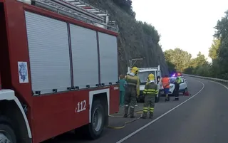 Accidente en la carretera de Alba de Tormes
