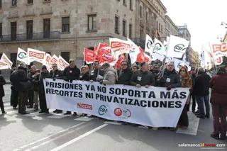 Protesta funcionarios topas 2015