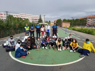 Participantes en la última actividad de la Semana de la Movilidad