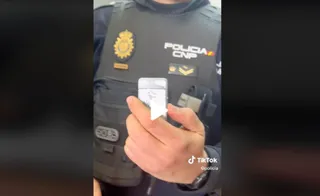 Captura Tik Tok Policía Nacional