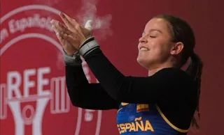 Laura García Rincón en el Campeonato del Mundo de Halterofilia Junior