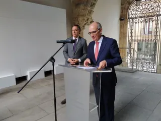 Diputación Salamanca. Firma del manifiesto en defensa de las comunicaciones ferroviarias (1)