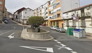 Zona de los cañones de Víctor Gorzo en Béjar. Calle de la Libertad