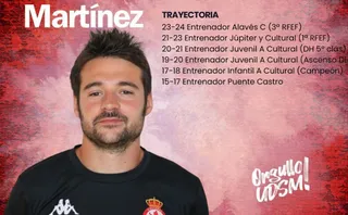 Chema Martínez, nuevo entrenador de la UD Santa Marta | FOTO UD SANTA MARTA