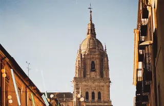La Rúa Mayor de Salamanca en analógico. Foto cedida de Andrés Rodríguez