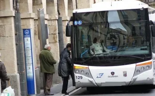Un autobús urbano de Salamanca