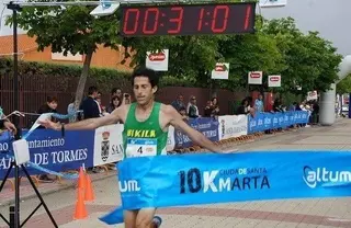 Antonio J. Nuñez y Gema Martín, vencedores en los 10 Km. de Santa Marta de Tormes