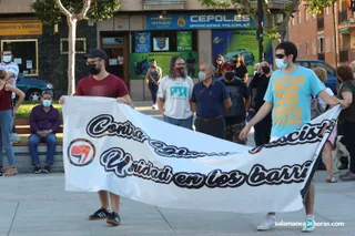Concentración en Garrido contra los últimos ataques fascistas en el barrio