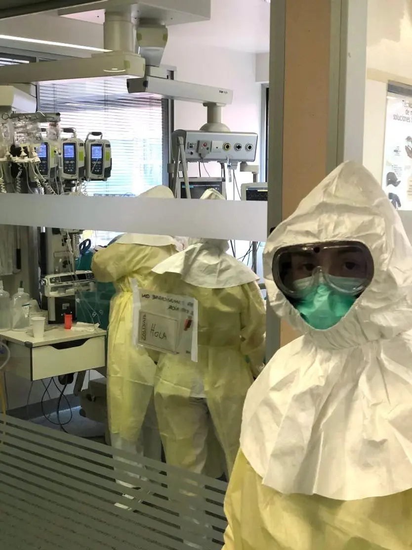 Sanitarios coronavirus, COVID 19, Hospital Río Hortega en Valladolid. Foto ICAL. (2)