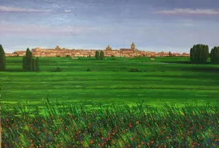 ‘Entre encinas’, la exposición paisajística que se puede visitar desde este sábado en Hinojosa del Duero