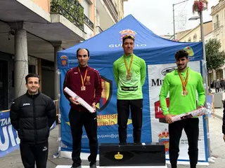 Podio masculino Jamón Veloz 2025 | 