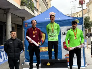 Podio masculino Jamón Veloz 2025 | 