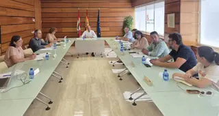 Un momento de la reunión