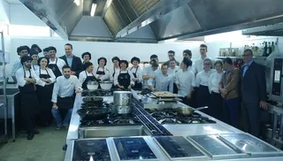 Alumnos de la Escuela de Hostelería de Aveiro visitan la de Santa Marta