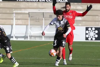 Mier, ante el Sanse / FOTO SALAMANCA24HORAS.COM
