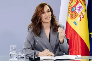 La ministra de Sanidad, Mónica García. Foto de Carlos Luján | Europa Press