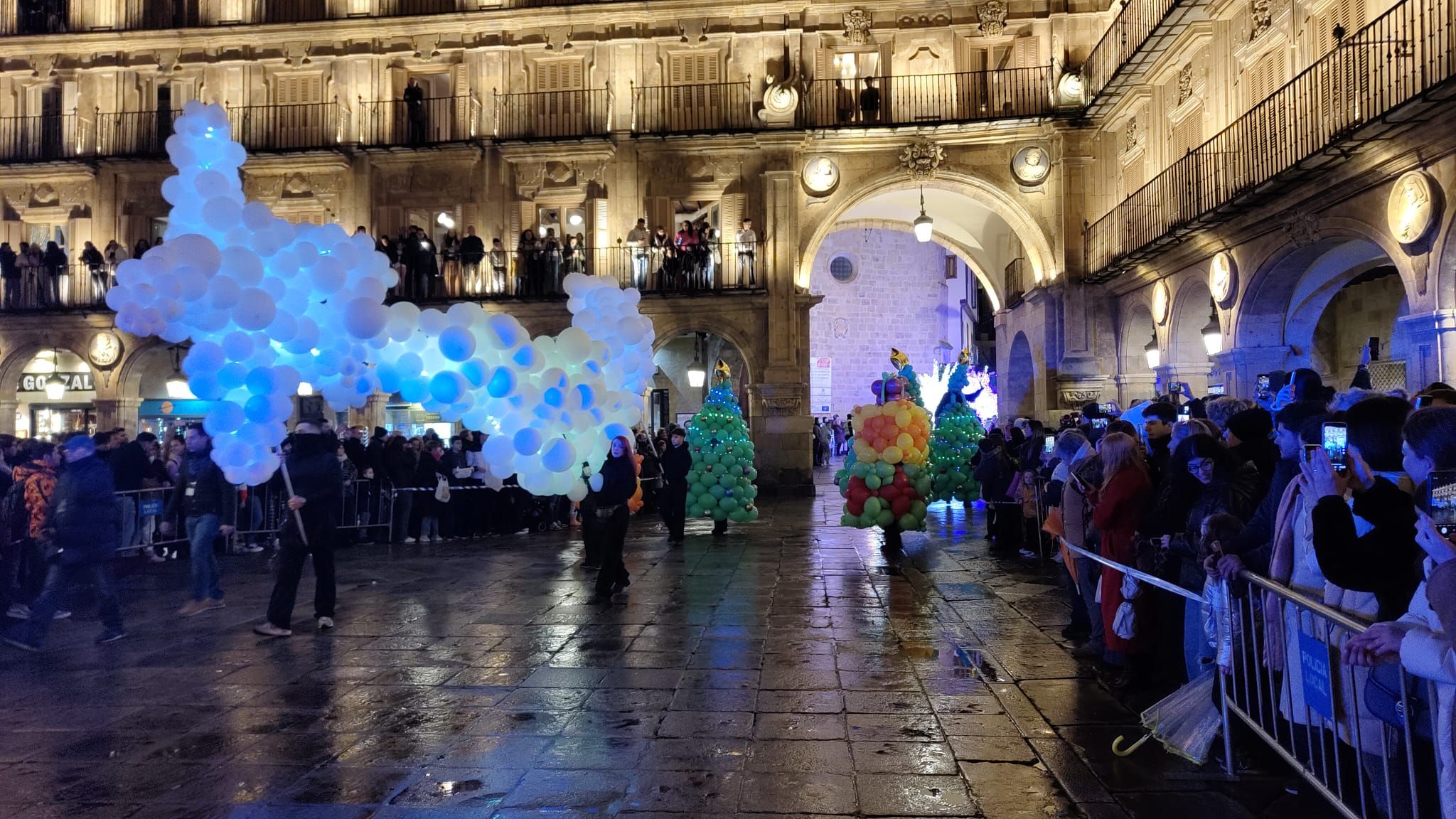 Reyes Magos en la Plaza Mayor de Salamanca
